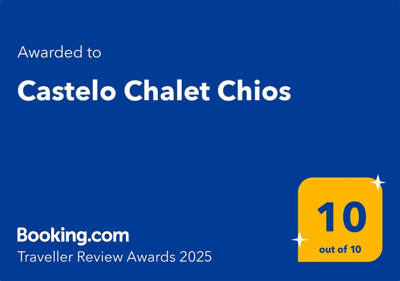 Castelo Chalet Chios Buitenkant foto